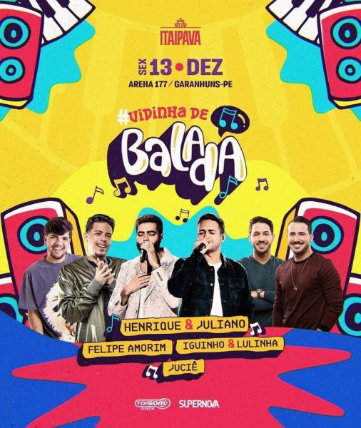 Henrique &Juliano, Felipe Amorim, Juciê e Iguinho & Lulinha - Vidinha de Balada