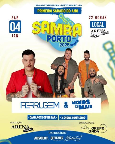 Ferrugem e Menos é Mais - Samba Porto 2025