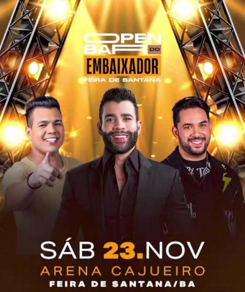 Gusttavo Lima, Henry Freitas e Vitor Fernandes - Open Bar do Embaixador