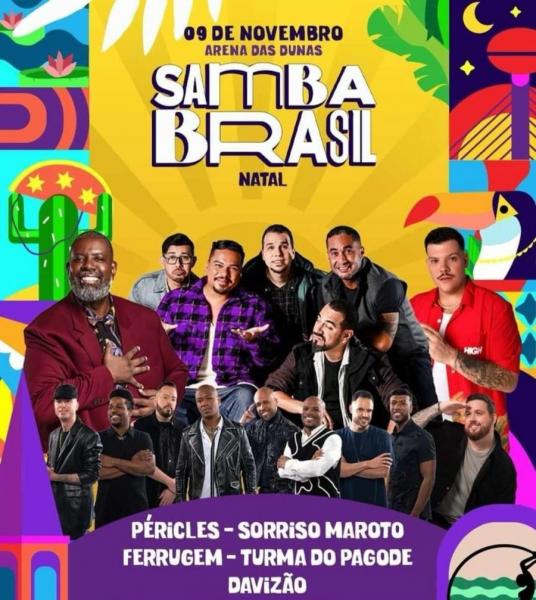 Péricles, Sorriso Maroto, Ferrugem, Turma do Pagode e Davizão - Samba Brasil Natal 2024