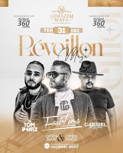 Fael Lima, Gabriel Rocha e Dj Tom Beatz - Réveillon Maya 2025