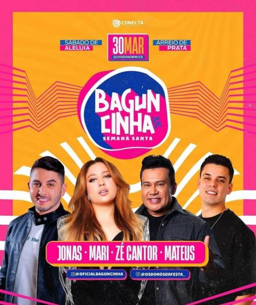 Jonas Esticado, Mari Fernandez, Zé Cantor e Mateus - Baguncinha da Semana Santa