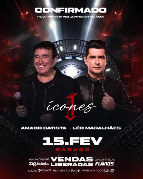 Amado Batista e Léo Magalhães - Ícones