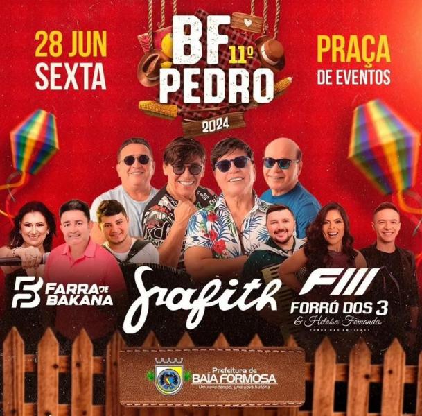 Banda Grafith, Farra de Bakana e Forró dos 3 - 11º BF Pedro 2024