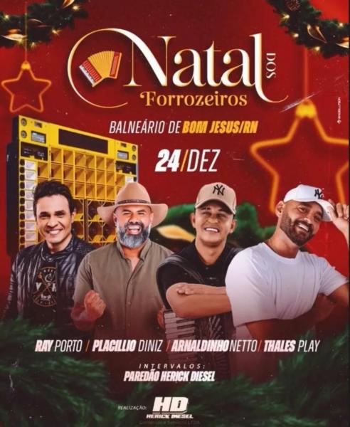 Ray Porto, Placillio Diniz, Arnaldinho Netto e Thales Play - Natal dos Forrozeiros