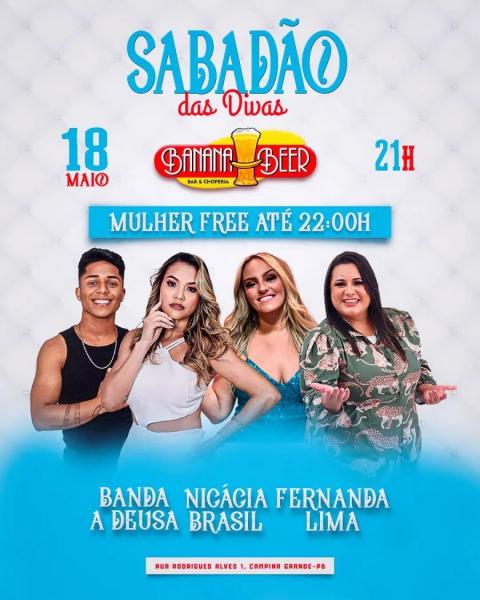Banda A Deusa, Nicácia Brasil e Fernanda Lima - Sabadão das Divas