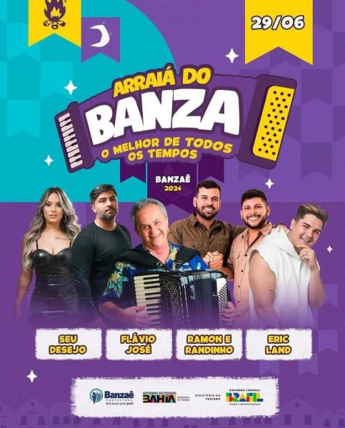 Seu Desejo, Flávio José, Ramon & Randinho e Eric Land - Arraiá do Banza