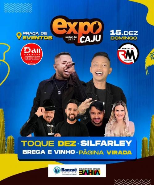 Toque Dez, Silfarley, Brega & Vinho e Página Virada - Expo Caju 2024