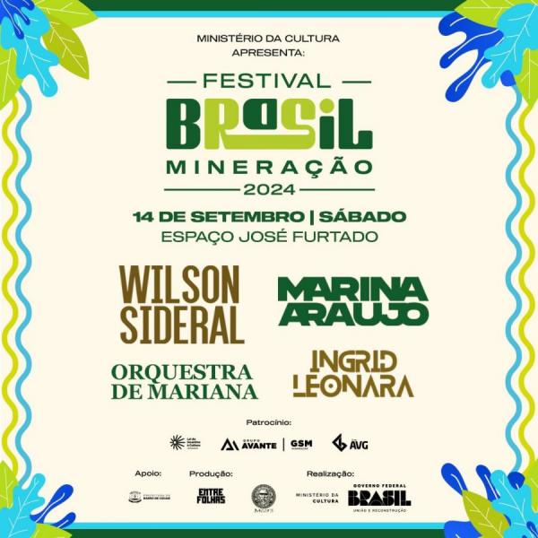 Wilson Sideral, Marina Araújo, Orquestra de Mariana e Ingrid Leonara - Festival Brasil Mineração 2024