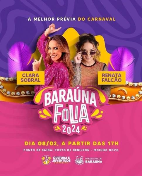 Clara Sobral e Renata Falcão - Baraúna Folia 2024