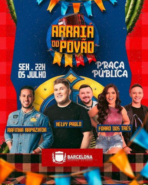 Forró dos Três, Kelvy Pablo e Rafinha Rapaziada - Arraiá do Povão