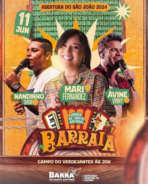 Nandinho Show, Mari Fernandez e Ávine Vinny - Barraiá