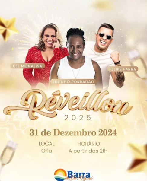 Kel Monalisa, Julinho Porradão e Felipe Farra - Réveillon 2025