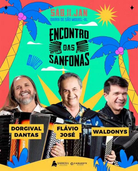 Flávio José, Dorgival Dantas e Waldonys - Encontro das Sanfonas 2025