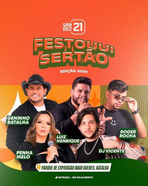 Geninho Batalha, Penha Melo, Luiz Henrique, Roger Rocha e Dj Vicente - Festouu Sertão