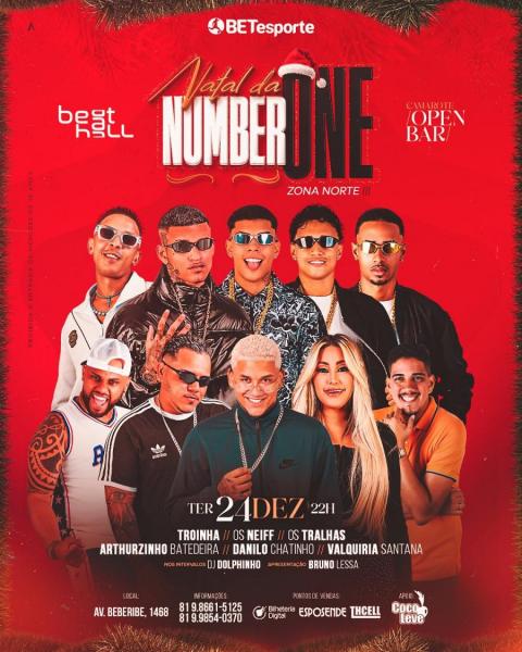 Troinha, Os Neiff, Os Tralhas, Arthurzinho Batedeira, Danilo Chatinho e Valquiria Santana - Natal da Number One 2024