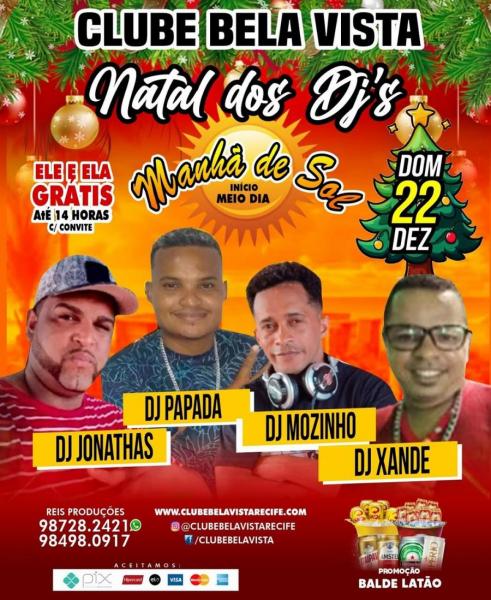 Dj Papada, Dj Jonathas, Dj Mozinho e Dj Xande - Manhã de Sol - Natal dos Djs