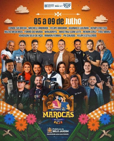 Michele Andrade, Mastruz com Leite e Waldonus - 55ª Festa das Marocas