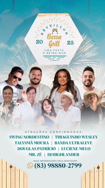 Swing Nordestino, Thiaguinho Wesley, Talysmã Moura, Banda Ultraleve, Douglas Patrício, Luciente Melo, Mr. Zé e Dj Highlander - Réveillon Bessa Grill 2025