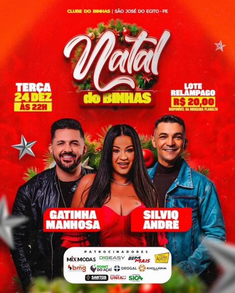 Gatinha Manhosa e Silvio André - Natal do Binhas