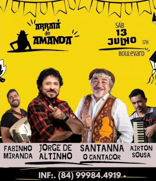 Jorge de Altinho, Santanna O Cantador, Airton Sousa e Fabinho Miranda - Arraiá de Amanda