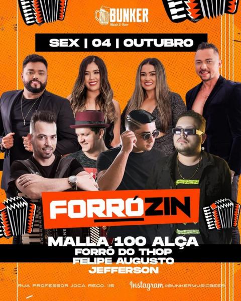 Malla 100 Alça, Forró do Thop, Felipe Augusto e Jefferson - Forrózin