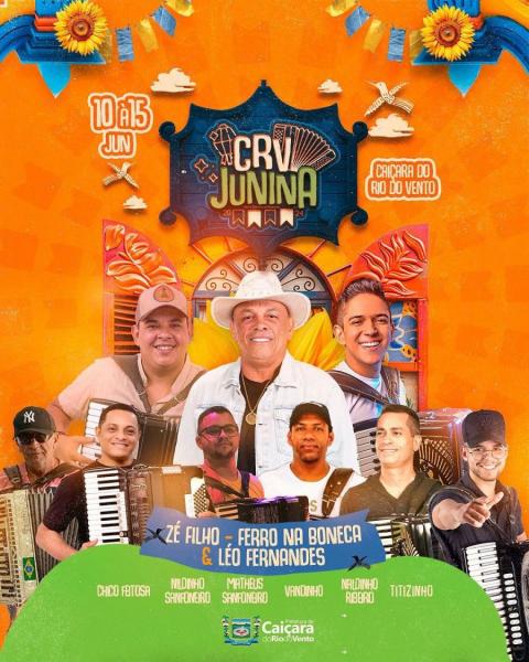 Zé Filho, Ferro na Boneca e Léo Fernandes - CRV Junina 2024