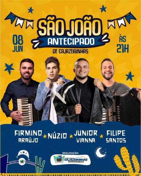 Firmino Araújo, Núzio, Junior Vianna e Filipe Santos