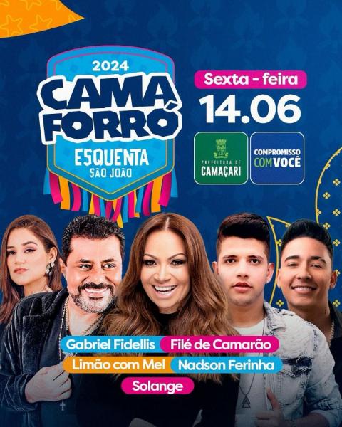Gabriel Fidellis, Filé de Camarão, Limão com Mel, Nadson Ferinha e Solange - Camaforró