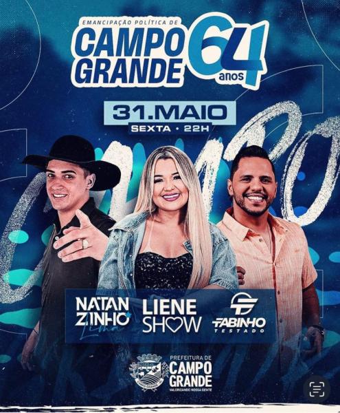Liene Show, Natanzinho e Fabinho Testado