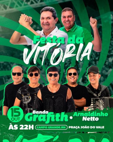 Grafith e Arnaldinho Netto.- Festa da Vitória