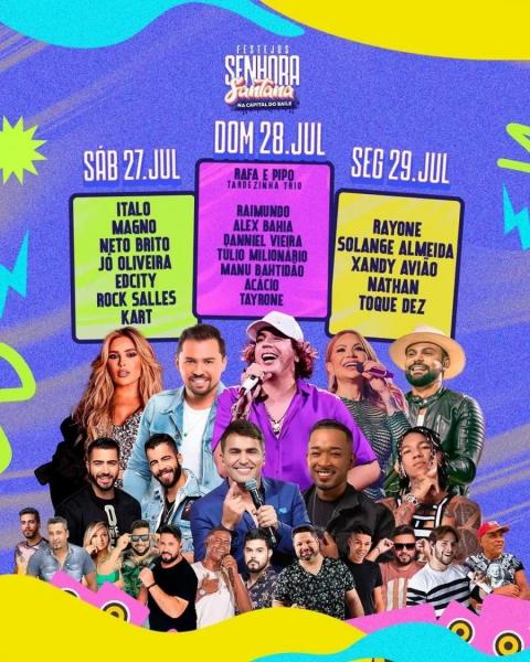 Rayone, Solange Almeida, Xandy Avião, Nathan e Toque Dez