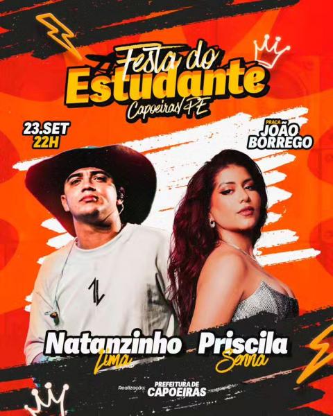 Natanzinho Lima e Priscila Senna - Festa do Estudante