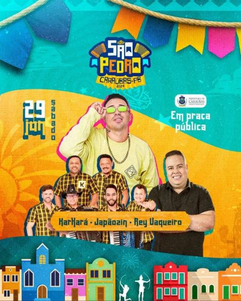 Japãozin, Rey Vaqueiro e Karkará - São Pedro