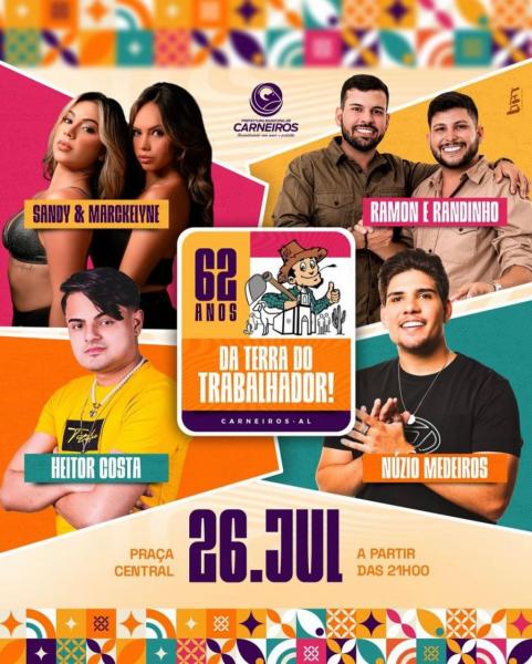 Heitor Costa, Ramon & Randinho, Núzio Medeiros e Sandy & Marckelyne