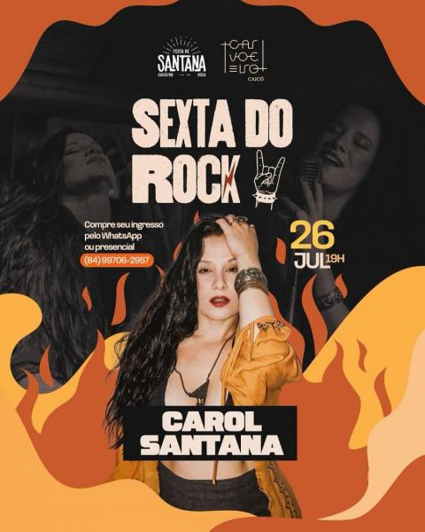 Carol Santana - Sexta do Rock