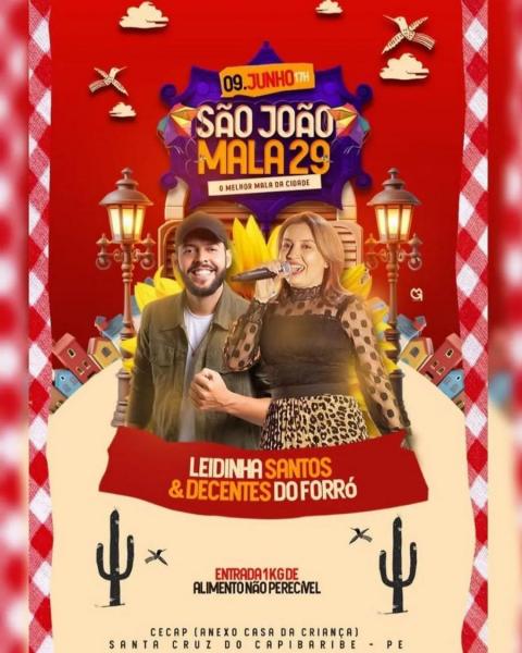 Leidinha Santos e Decentes do Forró - São João Mala 29