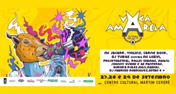 Carne Doce, Maduli, Urumbeta do Espaço, Ingrid Fraga, Pink Opala e Synx - Vaca Amarela 2024