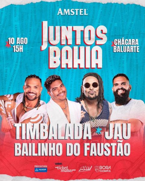 Timbalada, Jau e Bailinho do Faustão - Juntos Bahia