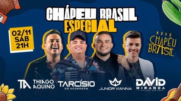 Tarcísio do Acordeon, Thiago Aquino, Junior Vianna e David Miranda