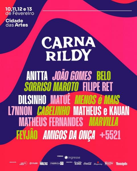 Anitta, Sorriso Maroto e Matheus Fernandes - Carnarildy