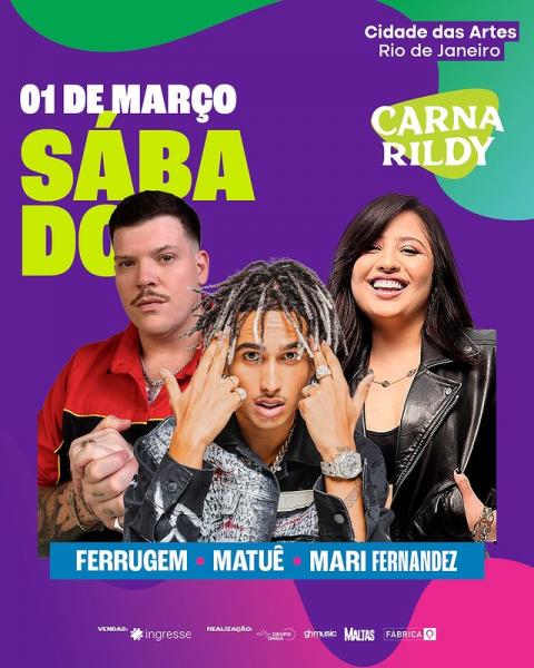 Ferrugem, Matuê e Mari Fernandez - Carnarildy