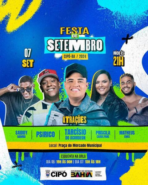 Tarcísio do Acordeon, Psirico, Saiddy Bamba, Priscila Carolynne e Matheus Emis - Festa de Setembro