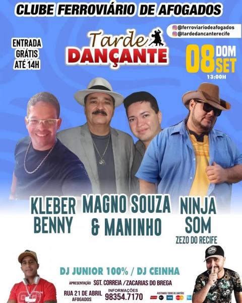Magno Souza & Maninho, Kleber Benny e Ninja Som - Tarde Dançante