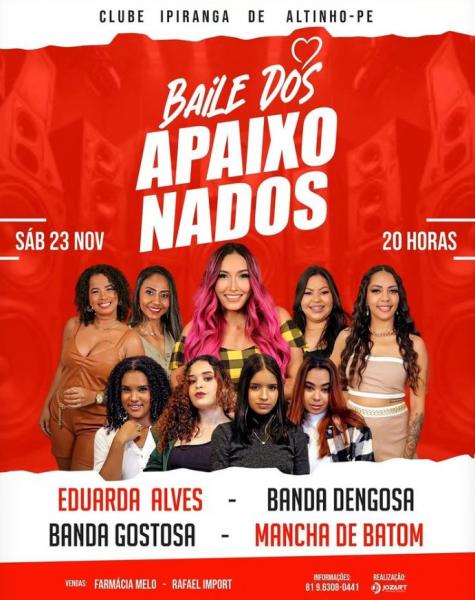 Eduarda Alves, Banda Dengosa, Banda Gostosa e Mancha de Batom - Baile dos Apaixonados