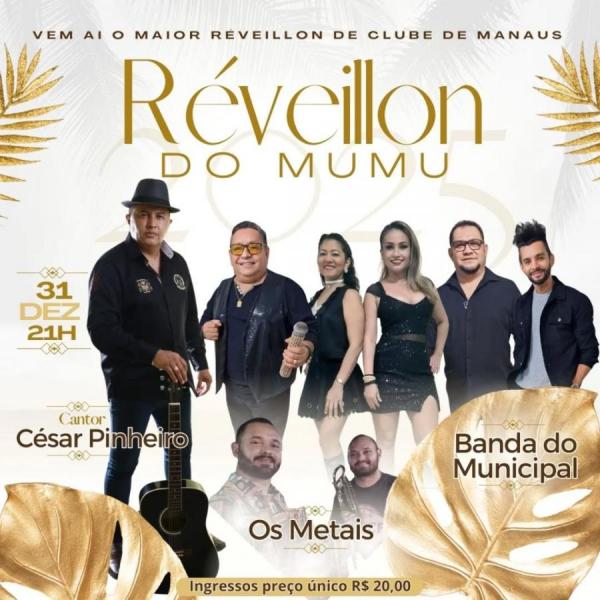 Os Metais, César Pineiro e Banda do Municipal - Réveillon do Mumu