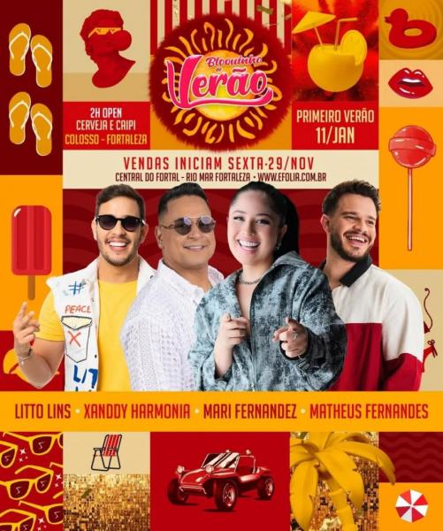 Litto Lins, Xanddy Harmonia, Mari Ferandez e Matheus Fernandes - Bloquinho de Verão