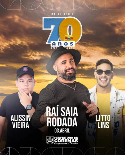 Raí Saia Rodada, Alisson Vieira e Litto Lins