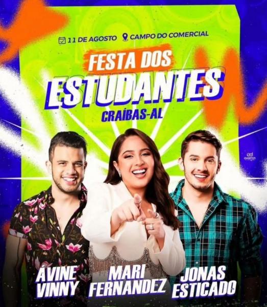 Mari Fernandez, Ávine Vinny e Jonas Esticado - Festa dos Estudantes