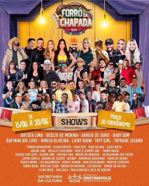 Taty Girl, Dedé & Jeany Lins, Forro Brasil, Cuscuz com Leite e Júnior Lima - Forró da Chapada 2024